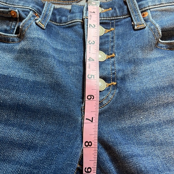 Lucky Brand Sweet Exposed Button Bootcut Jeans Size 8/29R - Picture 12 of 13
